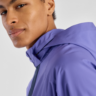 New Balance Mens Utility Woven Jacket | Electric Purple