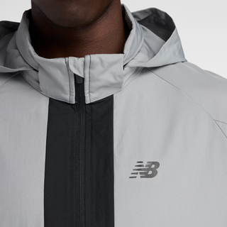 New Balance Mens Utility Woven Jacket | Slate Grey