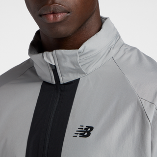 New Balance Mens Utility Woven Jacket | Slate Grey
