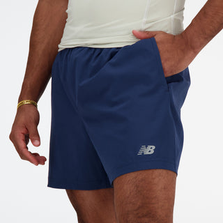 New Balance Mens Sports Essentials 5" Short | NB Navy