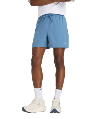 New Balance Mens Sports Essentials 5" Short | Shoreline Blue