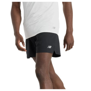New Balance Mens AC Lined 5" Shorts | Black