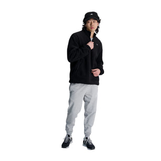 New Balance Mens R.W.Tech Sherpa Pullover | Black