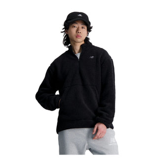 New Balance Mens R.W.Tech Sherpa Pullover | Black