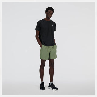 New Balance Mens Knit Tee | Black