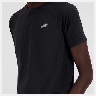 New Balance Mens Knit Tee | Black