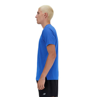 New Balance Mens Sport Essentials Tee | Blue Oasis