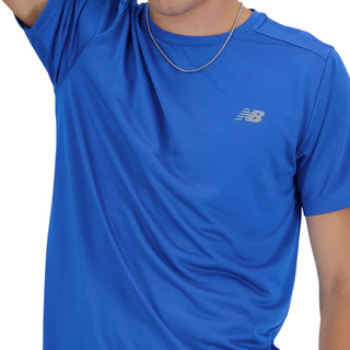 New Balance Mens Sport Essentials Tee | Blue Oasis