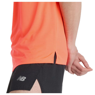 New Balance Mens Sport Essentials Tee | Urgent Red