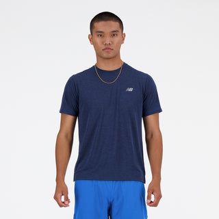 New Balance Mens RC Essential Tee | Navy Heather