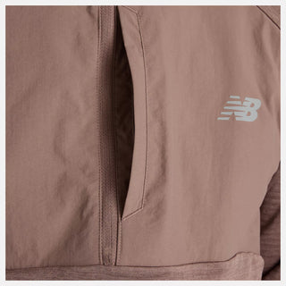 New Balance Mens Athletics Heat Grid 1/2 Zip | Earth Shadow