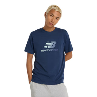 New Balance Athletics Gradient Logo Tee | NB Navy