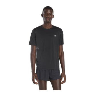 New Balance Mens Athletics Graphic Tee | Black