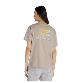New Balance Mens Chrome Runner T-Shirt | Arid Stone