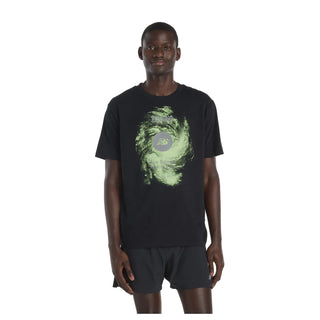 New Balance Mens Vortex Performance Tee | Black