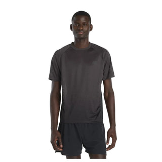 New Balance Mens Viz-Tech Run T-Shirt | Black/Reflective Black