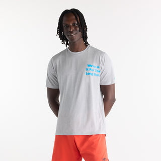 New Balance Mens RC Essential Graphic T-Shirt | Athletic Grey
