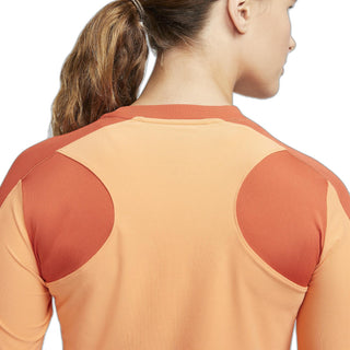 NIKE WOMENS AIR DRI-FIT LS RUNNING TOP | ORANGE TRANCE