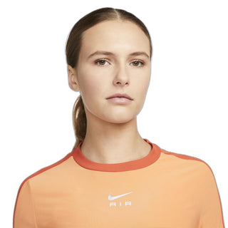 NIKE WOMENS AIR DRI-FIT LS RUNNING TOP | ORANGE TRANCE