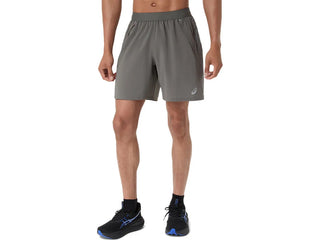 Asics Mens Road 7" Shorts | Truffle Grey