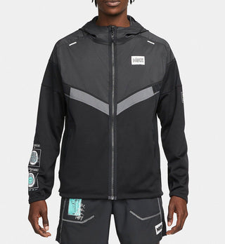 Nike Mens Windrunner D.Y.E. Running Jacket Black Iron
