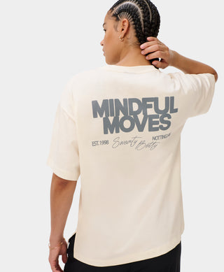 Sweaty Betty Mindful Moves Graphic T-Shirt | Dove/Faded Blue