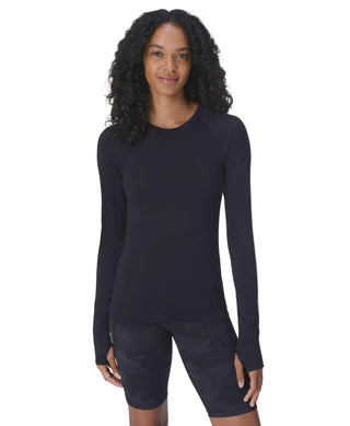 Sweaty Betty Athlete Seamless LS Top | Black