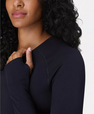Sweaty Betty Athlete Seamless LS Top | Black