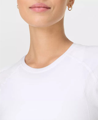 Sweaty Betty Athlete Seamless Workout Tee | White