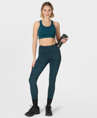 Sweaty Betty Stamina Seamless Sports Bra | Deep Green