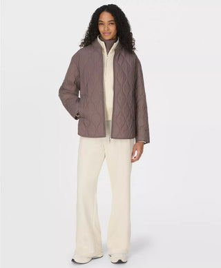 Sweaty Betty On The Move Jacket | Taupe Brown