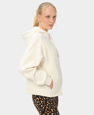 Sweaty Betty Premium Brushed Zip Through Hoodie | Dove