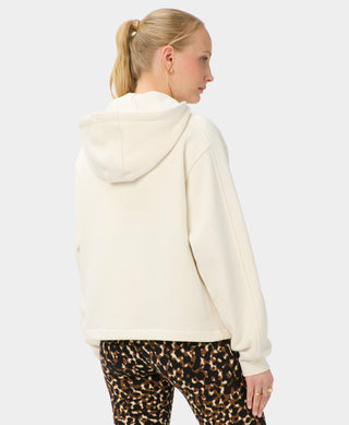 Sweaty Betty Premium Brushed Zip Through Hoodie | Dove