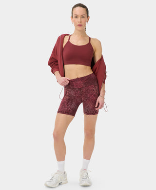 Sweaty Betty EmPower Sports Bra | Merlot Red