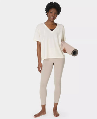Sweaty Betty Ultimate Move 7/8 Marl Leggings | Dusk Beige Marl