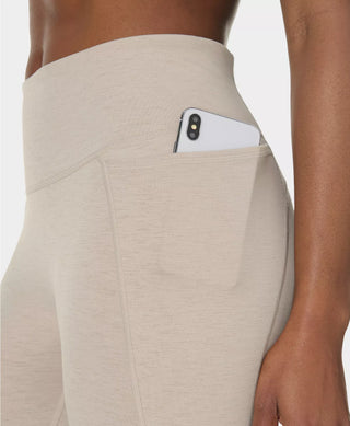 Sweaty Betty Ultimate Move 7/8 Marl Leggings | Dusk Beige Marl