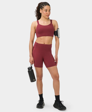 Sweaty Betty Runners High 6" Shorts | Merlot Red