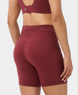 Sweaty Betty Runners High 6" Shorts | Merlot Red