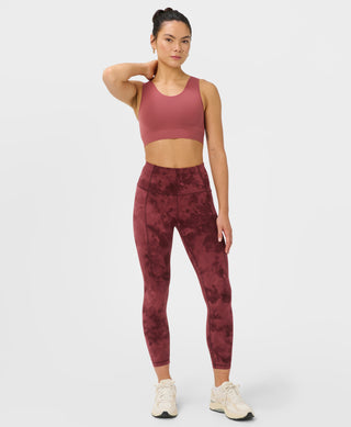 Sweaty Betty Stamina Seamless Scoop Bra | Sienna Pink