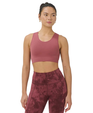 Sweaty Betty Stamina Seamless Scoop Bra | Sienna Pink