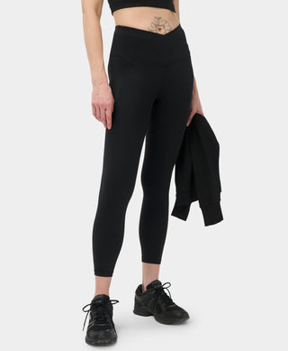 Sweaty Betty 7/8 Wrap Waist Leggings | Black