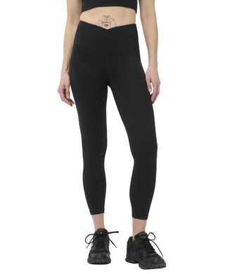 Sweaty Betty 7/8 Wrap Waist Leggings | Black