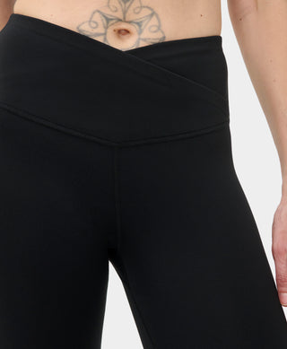 Sweaty Betty 7/8 Wrap Waist Leggings | Black