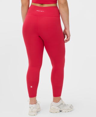 Sweaty Betty 7/8 Wrap Waist Leggings | Crimson Red
