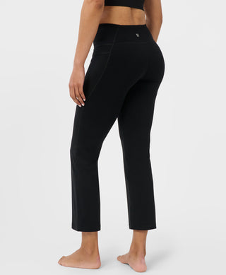 Sweaty Betty Ultimate Crop Flare Trousers | Black
