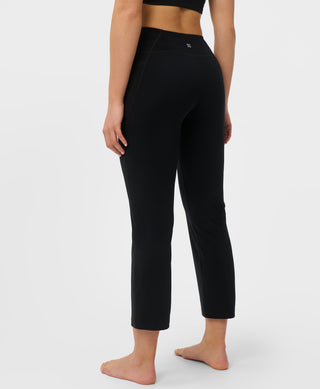 Sweaty Betty Ultimate Crop Flare Trousers | Black