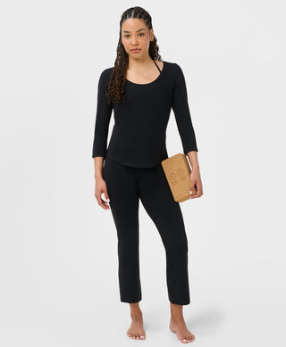 Sweaty Betty Ultimate Crop Flare Trousers | Black