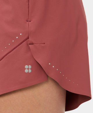 Sweaty Betty Runners High Loose Shorts | Sienna Pink