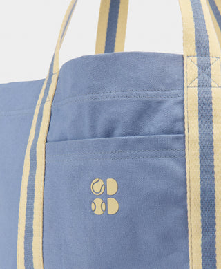 Sweaty Betty Canvas Tote Bag | Laguna/Butterscotch