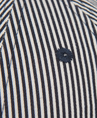 Sweaty Betty Azure Lifestyle Cap | Navy/ Blue Pinstripe